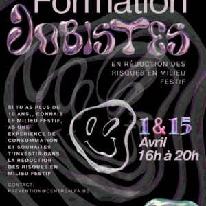 Formation jobistes en réduction des risques en milieu festif